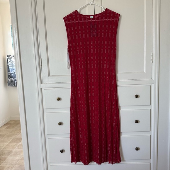 Find Me Now Dresses & Skirts - Find Me Now Orchid Midi Dress in Rich Red